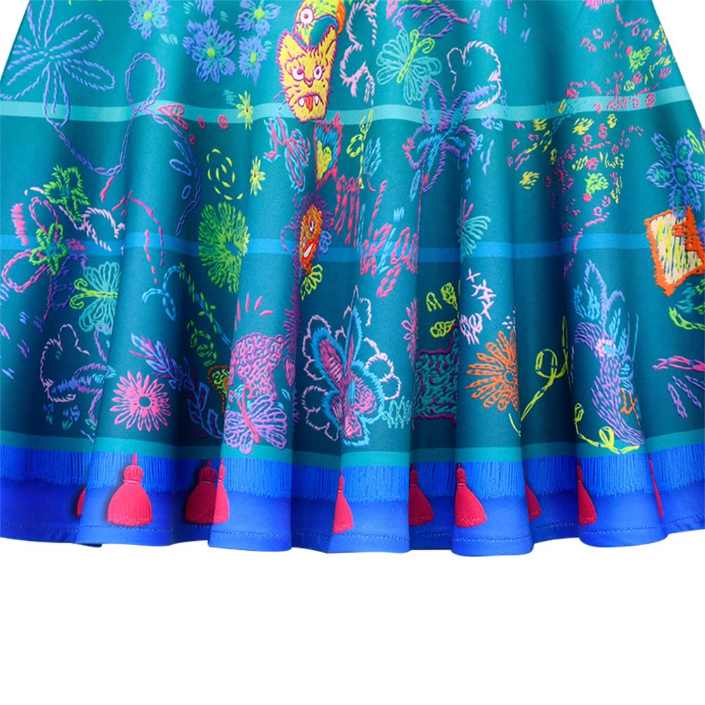 Anime Niños Encanto Mirabel Cosplay Navidad Disfraz Vestido Carnaval Traje