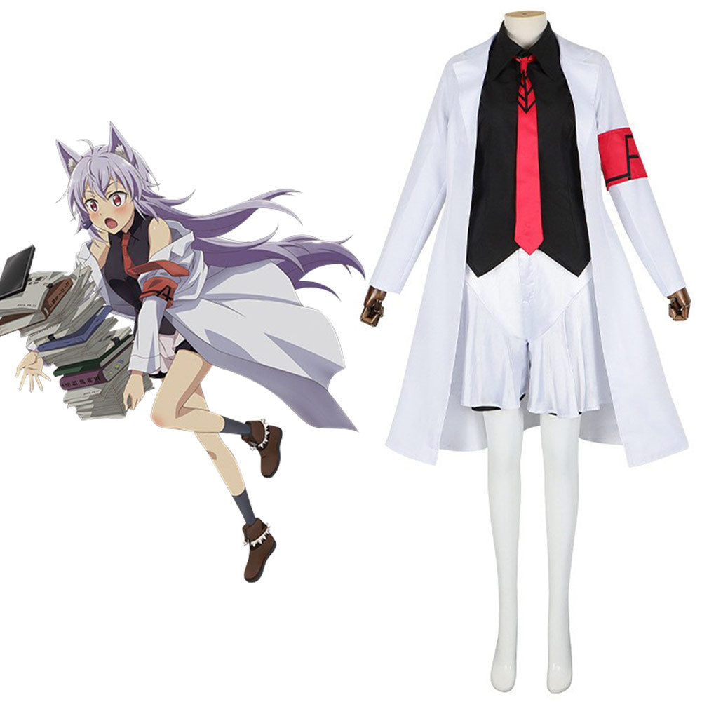 Anime Miss Kuroitsu from the Monster Development Department Wolf Bete Cosplay Disfraz Traje