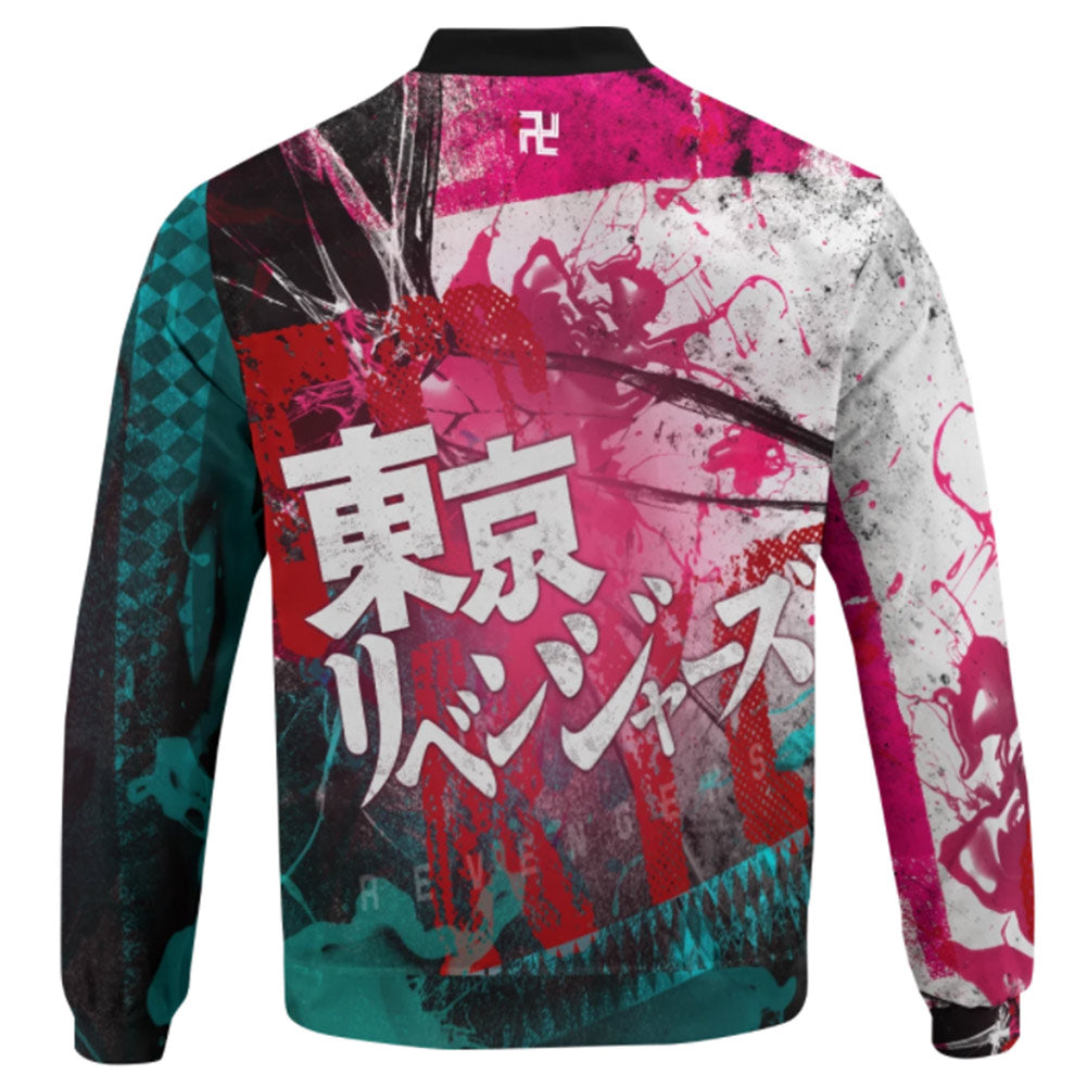 Anime Tokyo Revengers 3D Impreso Cosplay Disfraz Halloween Carnaval Traje cremallera Abrigo de chaqueta hombre