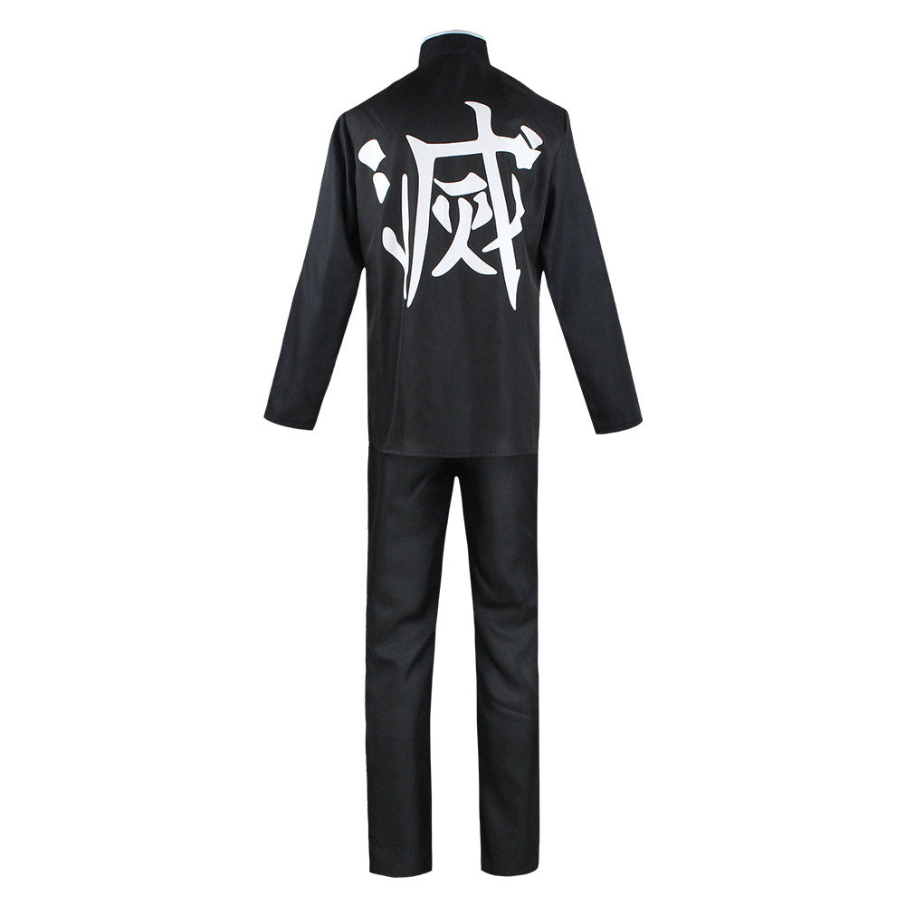Demon Slayer Shinazugawa Genya Traje De Cosplay Disfraces Falda Traje De Carnaval Halloween Fiesta