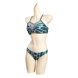 Anime JoJo‘s Bizarre Adventure Jolyne Cujoh Cosplay Fiesta Disfraz Traje de Baño Creación Secundaria-DISFRAZDEDIADEBRUJAS.ES®
