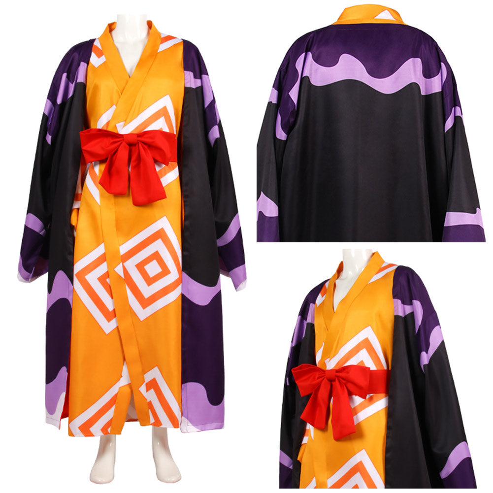 Anime One Piece Jinbe Kimono Cosplay Navidad Disfraz Traje Vestido Carnaval