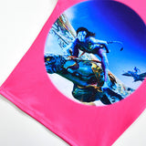 Avatar:The Way of Water Cosplay Disfraz Niñas Chicas Camiseta Pantalones Cortos Traje de Carnaval Fiesta