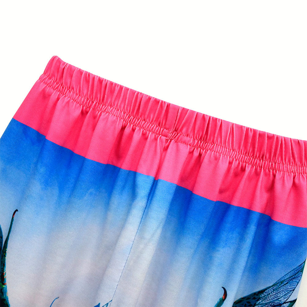 Avatar:The Way of Water Cosplay Disfraz Niñas Chicas Camiseta Pantalones Cortos Traje de Carnaval Fiesta