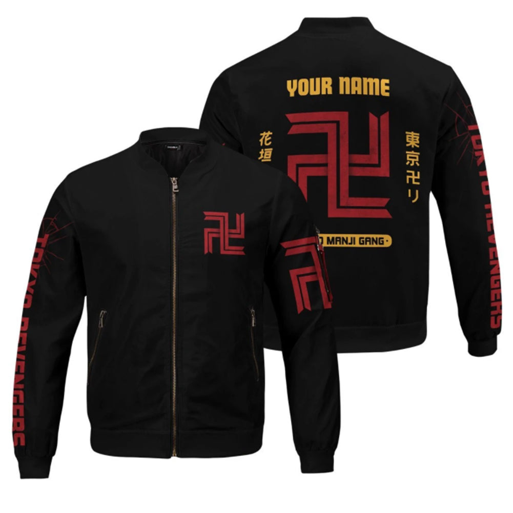 Anime Tokyo Revengers 3D Impreso Cosplay Disfraz Halloween Carnaval Traje cremallera Abrigo de chaqueta hombre