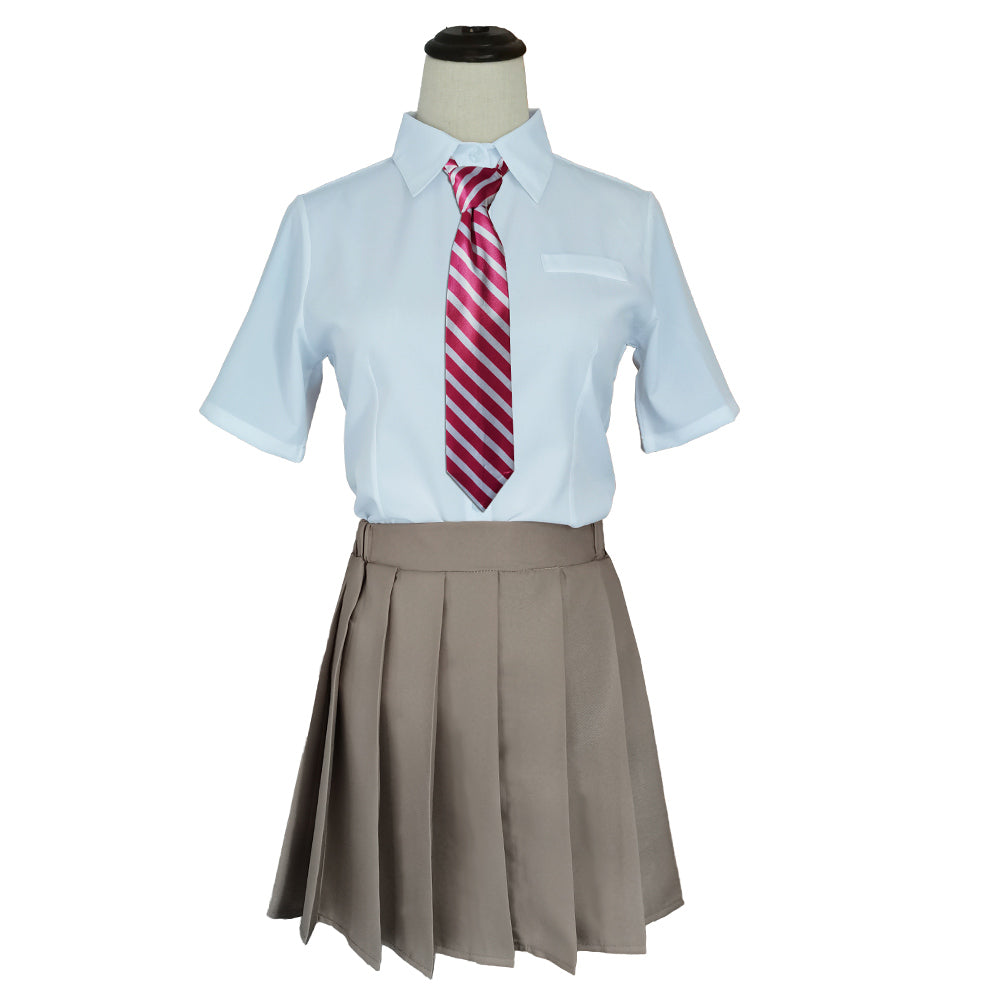 Anime Tokyo Revengers Tachibana Hinata Cosplay Disfraz Halloween Top Falda Uniforme Per.