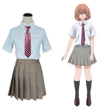 Anime Tokyo Revengers Tachibana Hinata Cosplay Disfraz Halloween Top Falda Uniforme Per.
