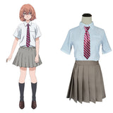 Anime Tokyo Revengers Tachibana Hinata Cosplay Disfraz Halloween Top Falda Uniforme Per.