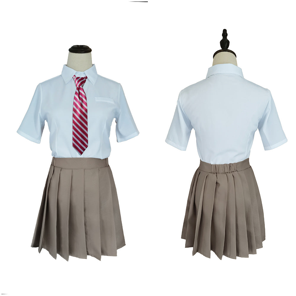 Anime Tokyo Revengers Tachibana Hinata Cosplay Disfraz Halloween Top Falda Uniforme Per.