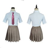 Anime Tokyo Revengers Tachibana Hinata Cosplay Disfraz Halloween Top Falda Uniforme Per.