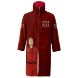 Anime Tokyo Revengers Sudadera Bata capa con cremallera Abrigo largo chaqueta con cuello alto Cosplay Disfraz Halloween hombre diario Traje