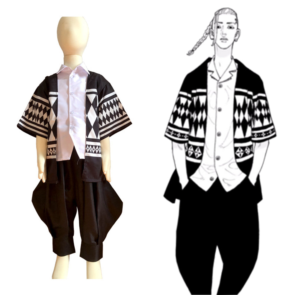 Anime Tokyo Revengers Ken Ryuguji Niños Cosplay Disfraz Halloween Carnaval Conjunto Traje Per.