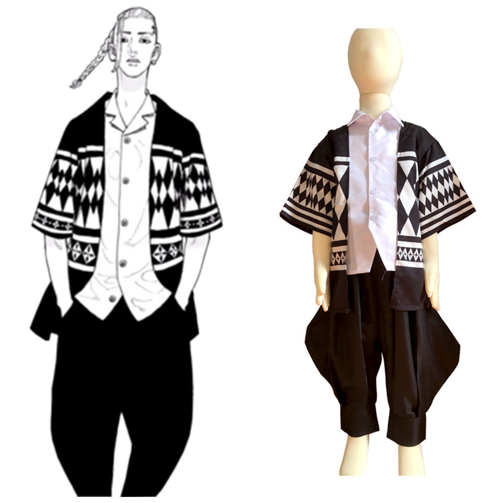Anime Tokyo Revengers Ken Ryuguji Niños Cosplay Disfraz Halloween Carnaval Conjunto Traje Per.
