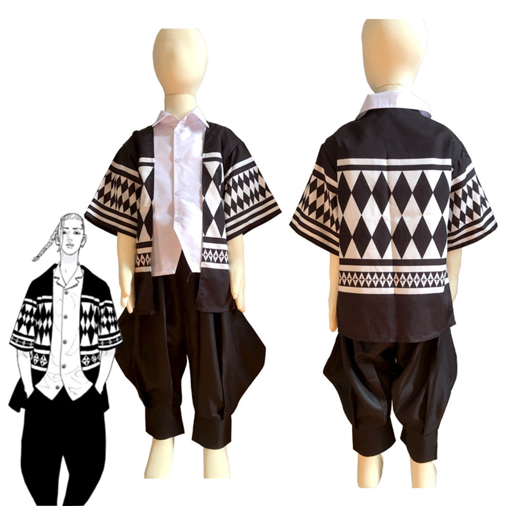 Anime Tokyo Revengers Ken Ryuguji Niños Cosplay Disfraz Halloween Carnaval Conjunto Traje Per.