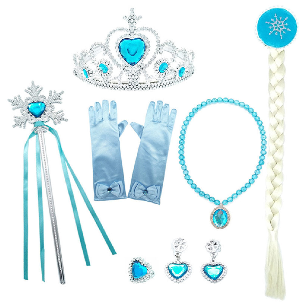 Anime Frozen Elsa Vestido Halloween Carnaval Cosplay Disfraz para Niños