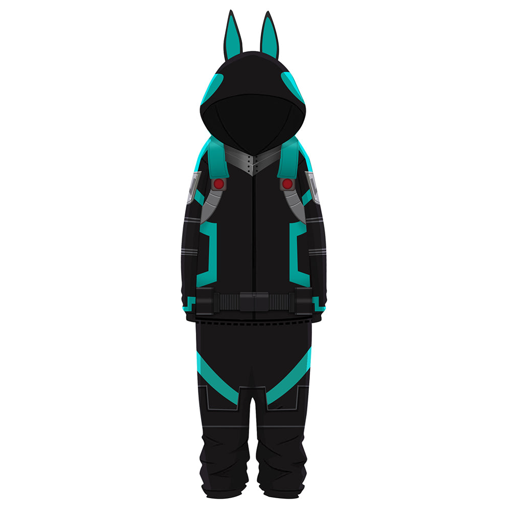 Anime My Hero Academia Midoriya Izuku Pijama Cosplay Navidad Halloween Mono Carnaval