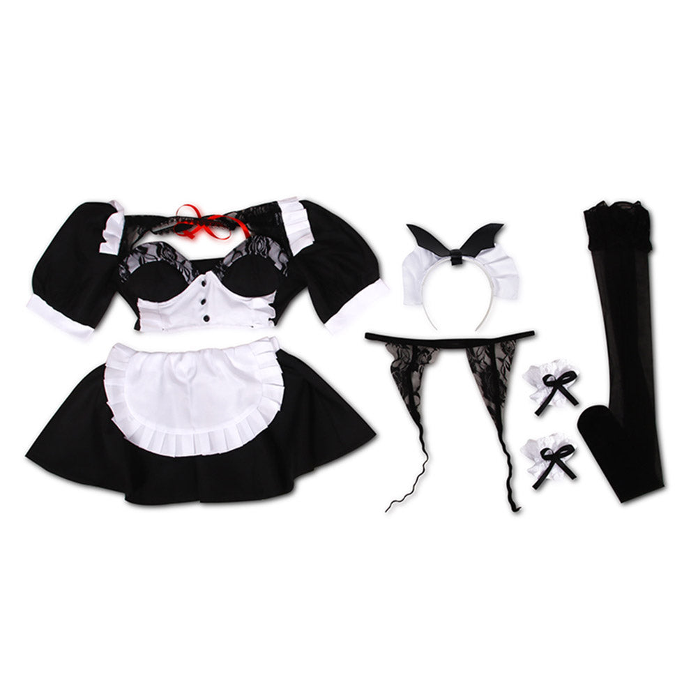 Anime My Dress-Up Darling Kitagawa Marin Mucama Cosplay Halloween Disfraz Traje Vestido