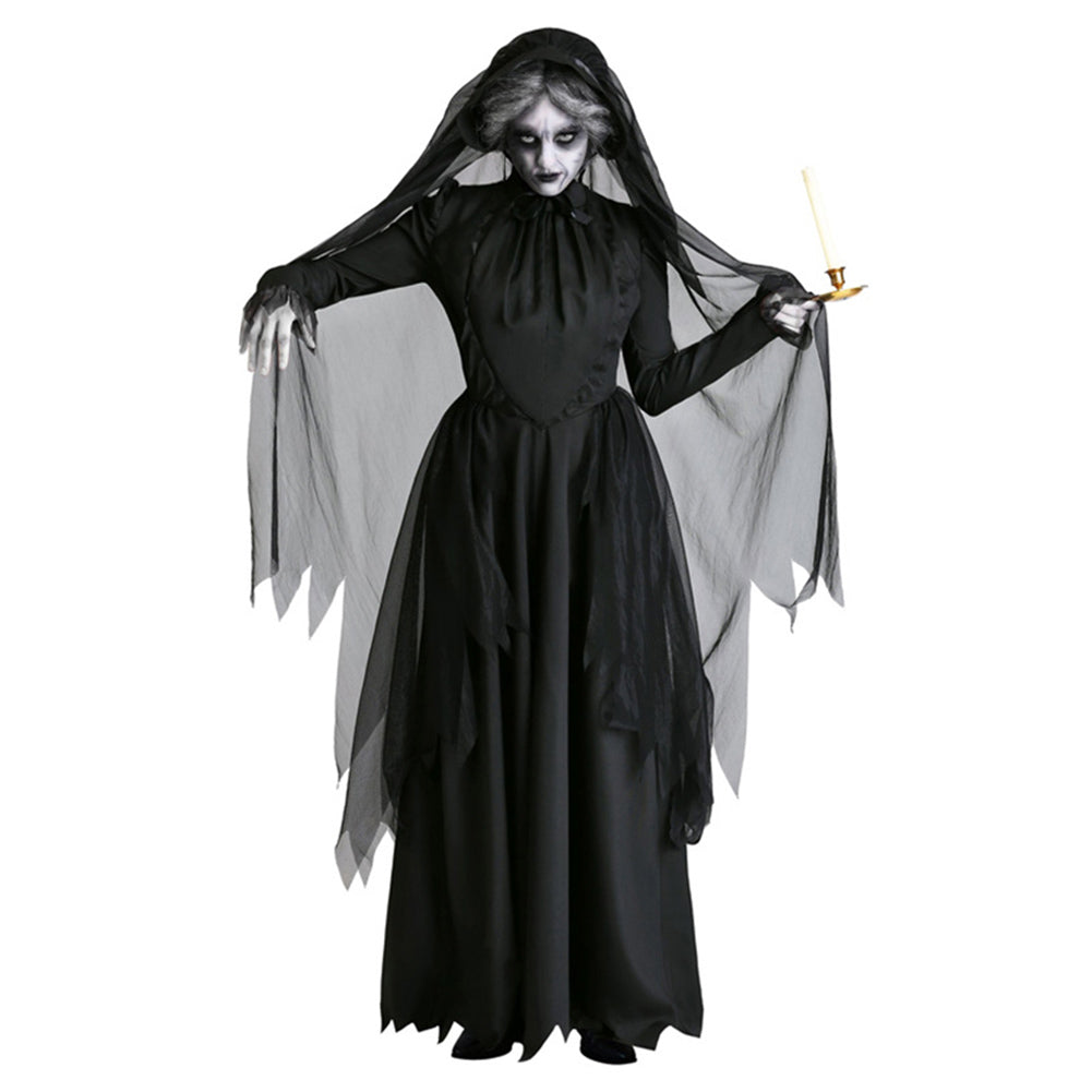 Juego de rol de bruja novia vampiro vestido 2021 traje de carnaval de Halloween Per.