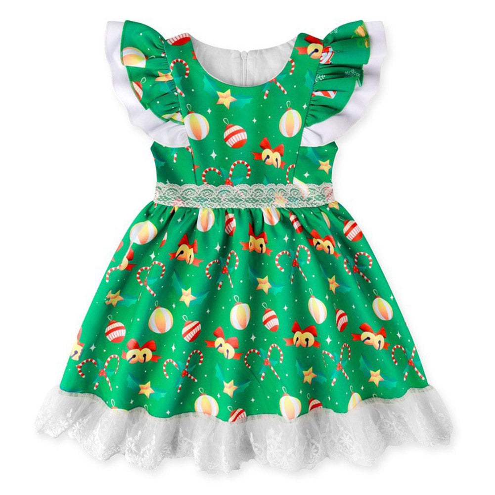 Niños Navidad Cosplay Disfraz Traje Vestido Falda Fiesta Halloween