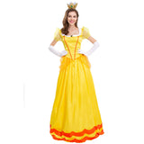 Super Mario Bros Daisy Cosplay Disfraces Traje De Carnaval De Halloween Fiesta  Adulto Conjunto De Falda De Cosplay