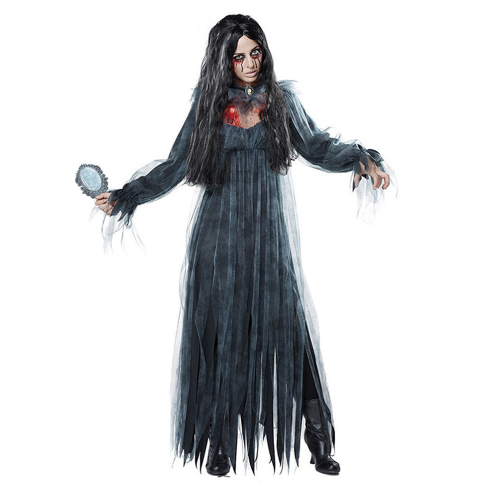 2021 Juego de rol de bruja novia vampiro vestido 2021 traje de carnaval de Halloween Per.