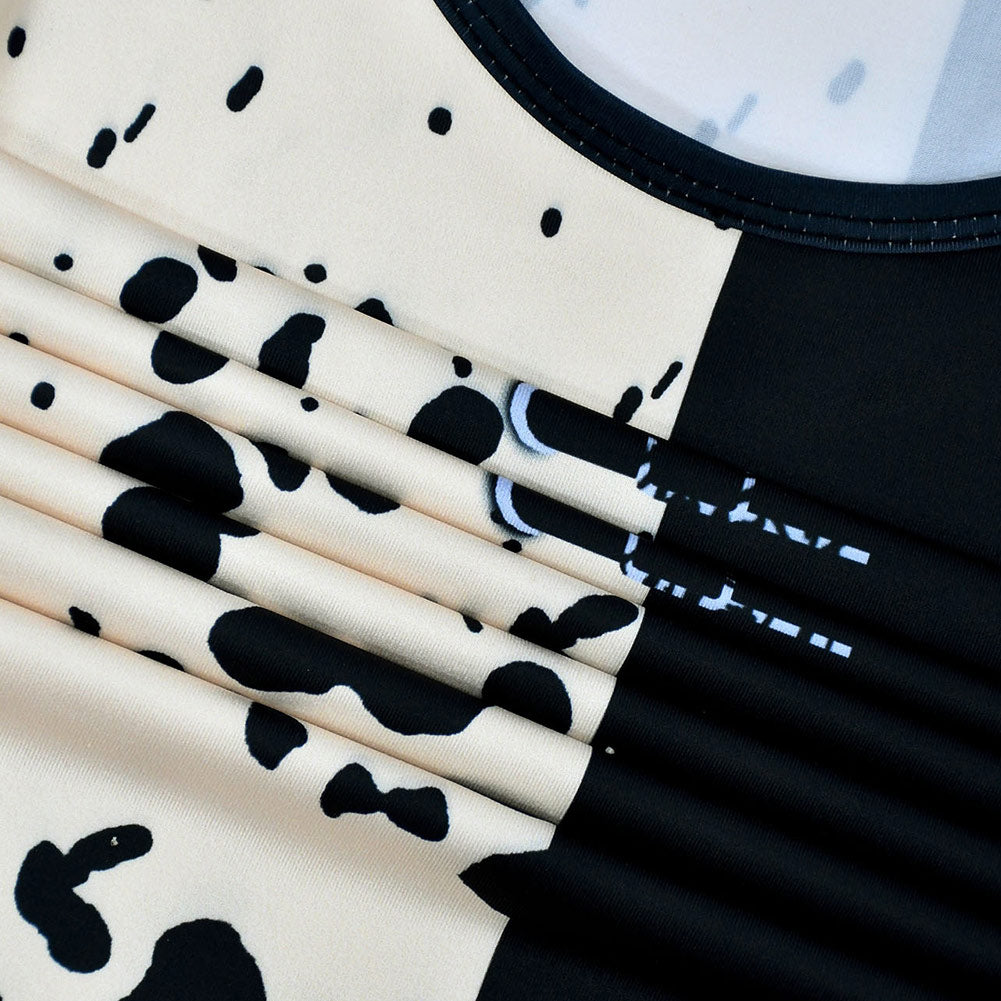 Película Cruella Niños Vestido falda Cosplay Disfraz Halloween Carnaval Traje