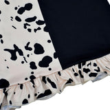 Película Cruella Niños Vestido falda Cosplay Disfraz Halloween Carnaval Traje