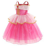 Niñas Chicas Aurora Cosplay Falda De Disfraces Traje De Carnaval De Fiesta De Familia Casa Escuela