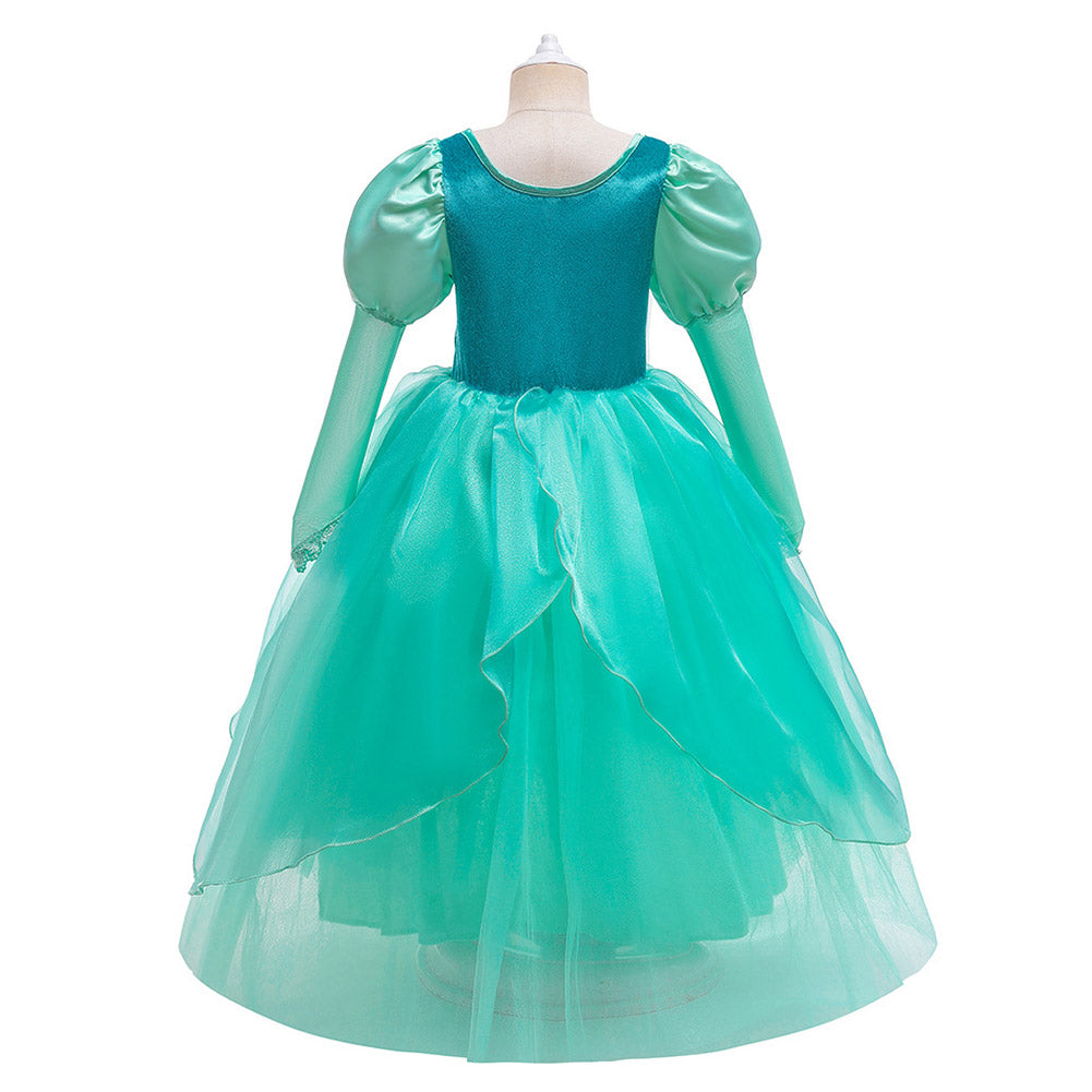 Anime Little Mermaid Niños Cosplay Navidad Disfraz Traje Vestido
