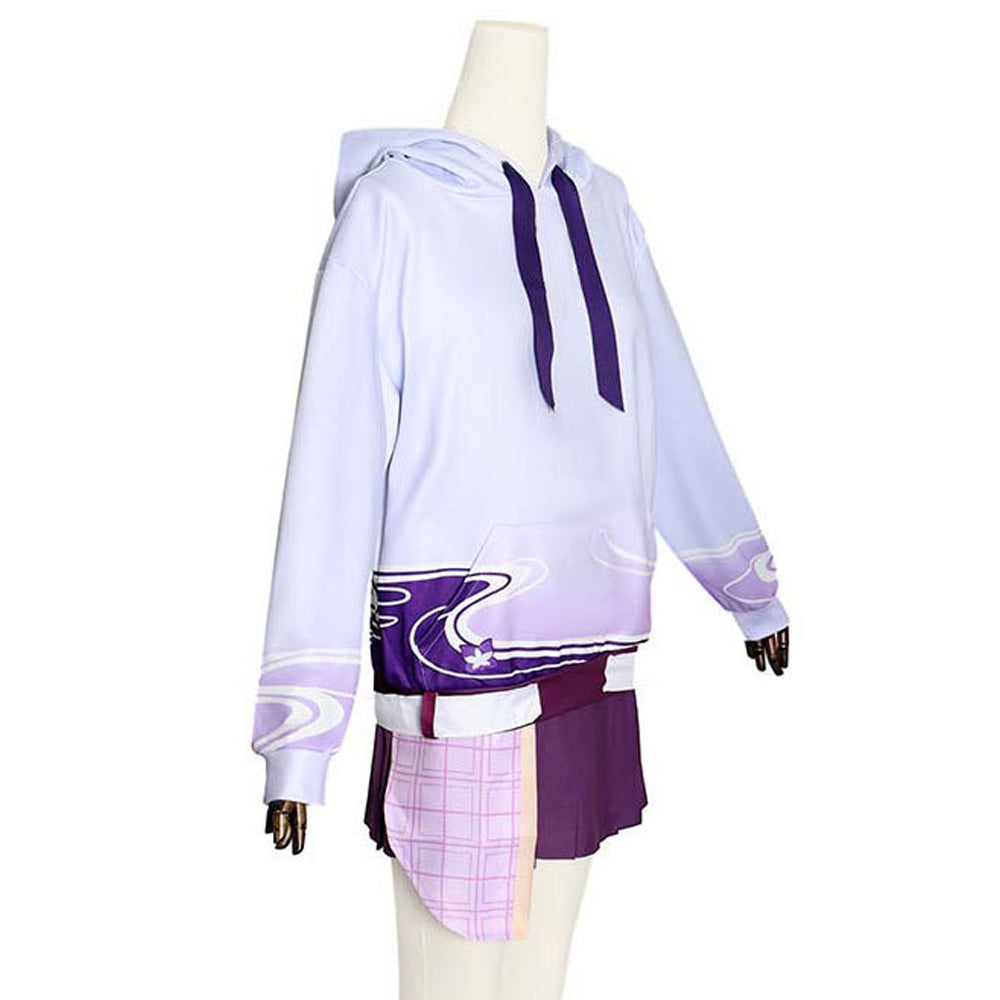 Genshin Impact raiden Shogun Baal Cosplay Falda Conjunto Versión General Carnaval Fiesta Disfraces Para El Uso Diario