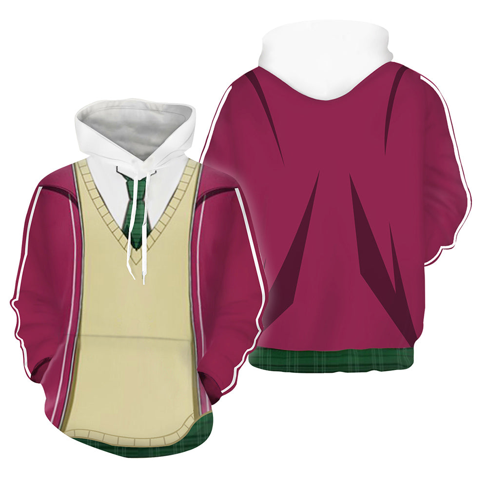 Anime Battle in 5 seconds after meeting Yuuri Amakage Sudadera 3D Impreso Cosplay Disfraz Halloween Carnaval hombre diario Traje