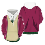 Anime Battle in 5 seconds after meeting Yuuri Amakage Sudadera 3D Impreso Cosplay Disfraz Halloween Carnaval hombre diario Traje