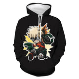 Anime My Hero Academia Sudadera 3D Impreso Cosplay Disfraz Halloween Carnaval Traje