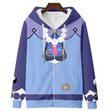 Juego Genshin Impact Sudadera Cosplay Halloween Fiesta Carnaval 3D Impreso