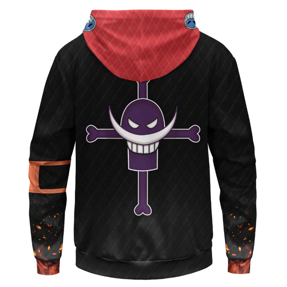 Anime One Piece Sudadera 3D Impreso Cosplay Disfraz Halloween Carnaval hombre diario Traje