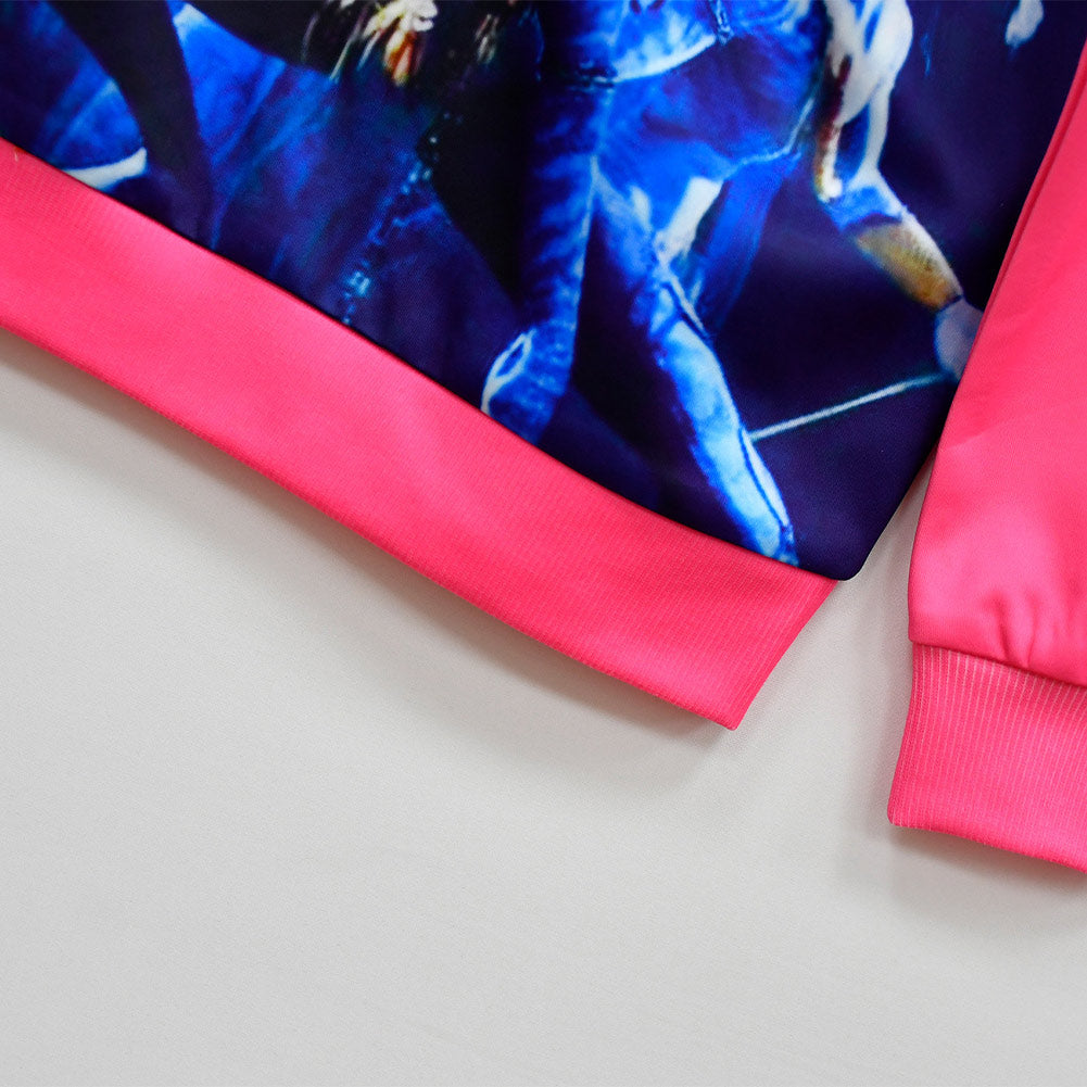 Avatar Niños Traje De Cosplay Sudadera Con Capucha Impresa 3D Chaqueta Larga Con Cordón Zip Up Abrigo