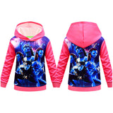 Avatar Niños Traje De Cosplay Sudadera Con Capucha Impresa 3D Chaqueta Larga Con Cordón Zip Up Abrigo