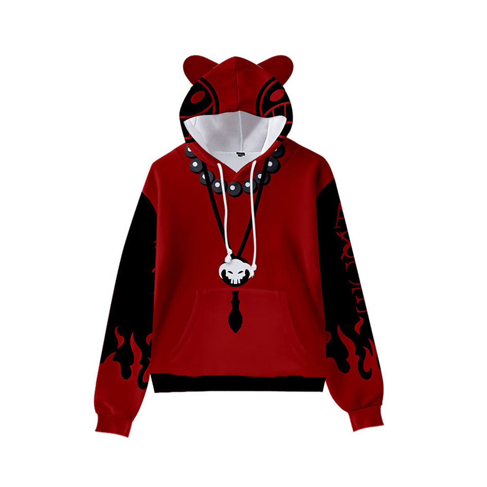 Anime One Piece Oreja De Gato Sudadera Cosplay Navidad Fiesta 3D Impreso Casual