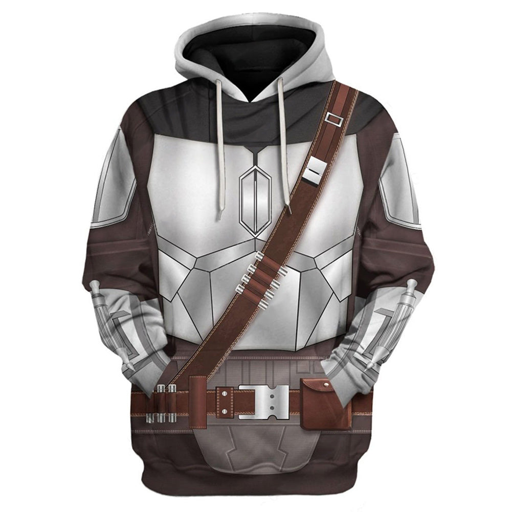 The Mandalorian Temporada 2 Mandaloriano Sudadera con Capucha Cosplay Ropa Casual Unisex