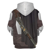 The Mandalorian Temporada 2 Mandaloriano Sudadera con Capucha Cosplay Ropa Casual Unisex