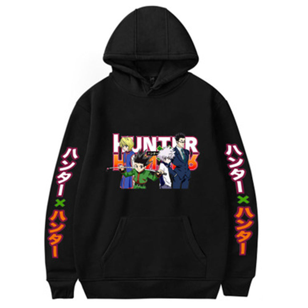Anime HUNTER×HUNTER Sudadera Estampada con Capucha Ropa Casual Unisex