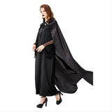 Halloween Disfraz de Fiesta Hechicera Azul Vestido de Corte Retro Medieval Vestido de Reina Cosplay para Adultos Femenino