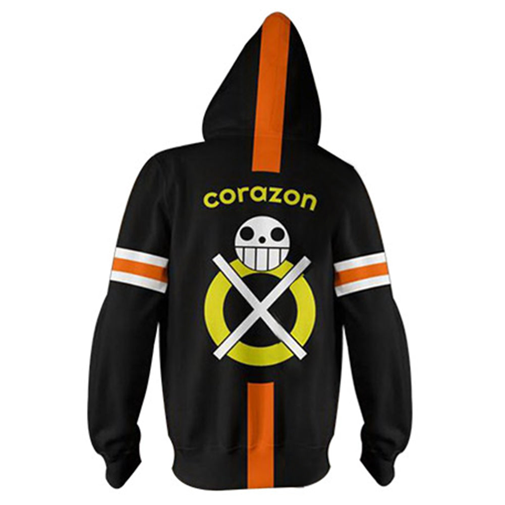 Anime One Piece Sudadera 3D Impreso Cosplay Disfraz Halloween Carnaval hombre diario Traje