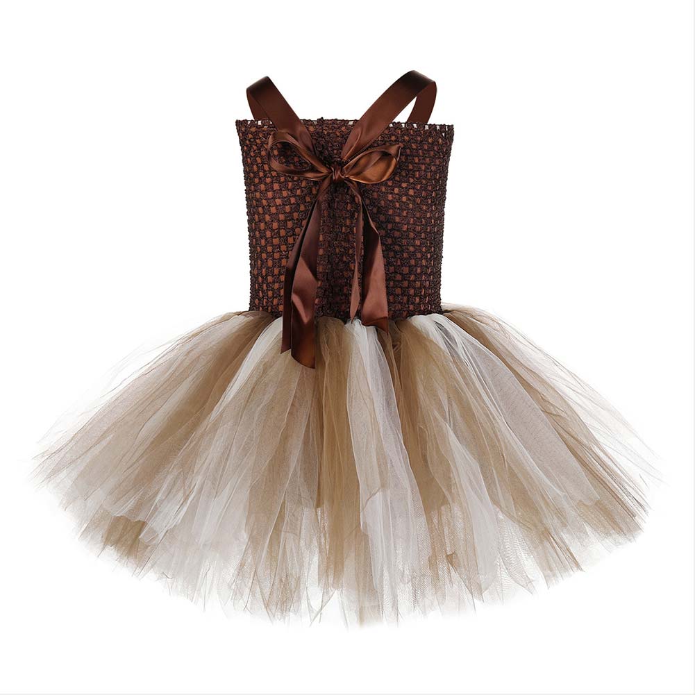 Halloween Vestido Tutu Vestido de Fiesta de Jirafa Vestido de Carnaval o Fiesta para Niñas