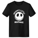 Pesadilla antes de Navidad The Nightmare Before Christmas Jack Skellington Cosplay Camiseta Estampada para Adultos Unisex