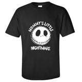 Pesadilla antes de Navidad The Nightmare Before Christmas Jack Skellington Cosplay Camiseta Estampada para Adultos Unisex