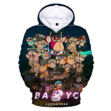 NBA Teddy simio Yacht Club Sudadera Cosplay Halloween Disfraz Carnaval Traje 3D Impreso