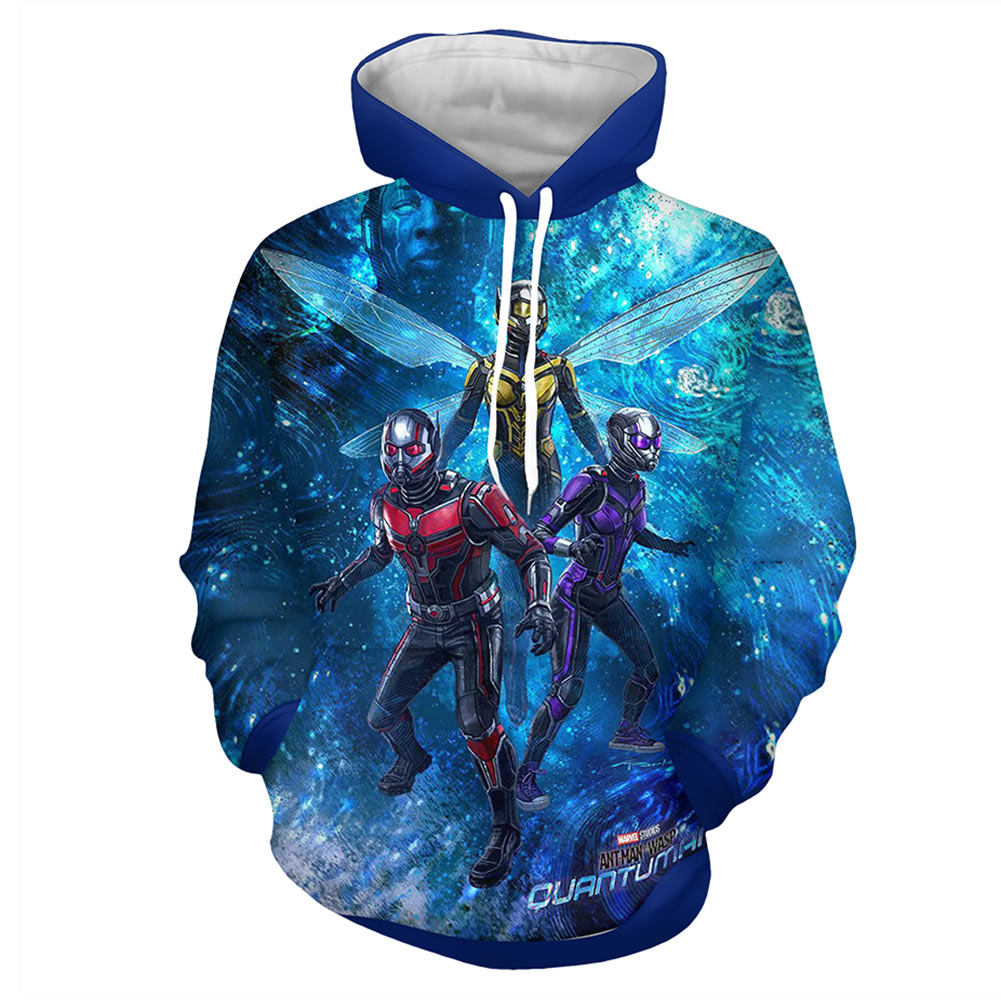 Ant-Man And The Wasp: Quantumania Adulto Sudadera Con Capucha Impreso 3D Sudadera Hombre Mujer Casual De Calle Sudadera General