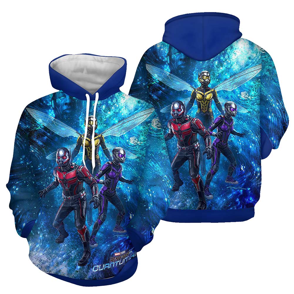 Ant-Man And The Wasp: Quantumania Adulto Sudadera Con Capucha Impreso 3D Sudadera Hombre Mujer Casual De Calle Sudadera General