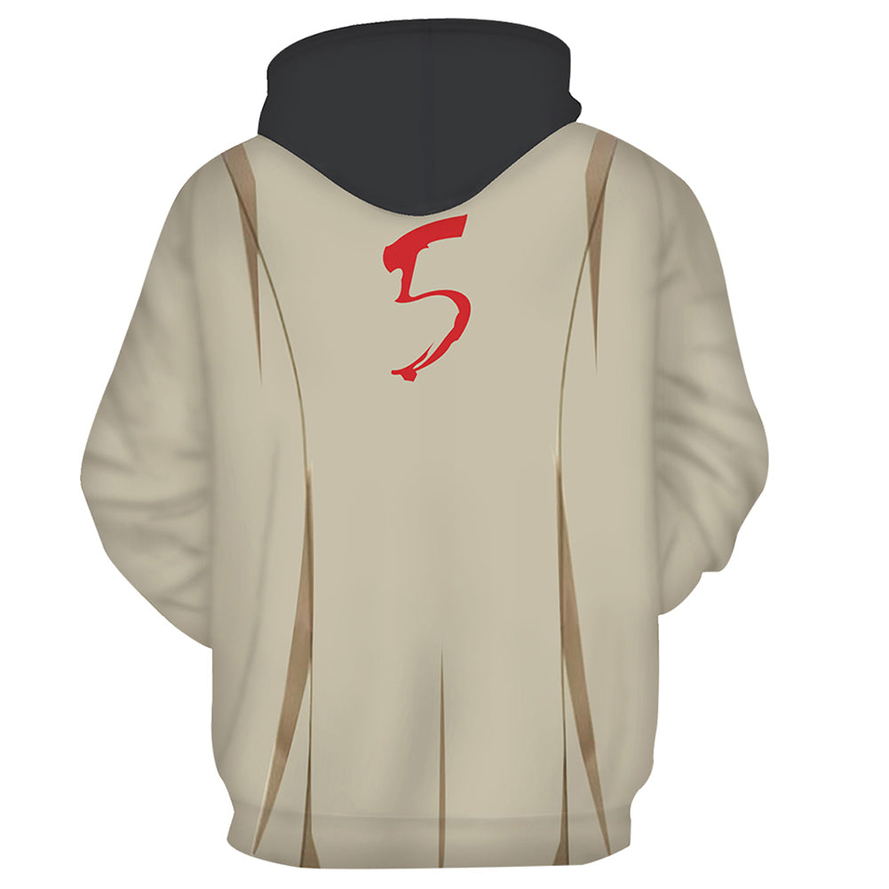 Anime Battle in 5 seconds after meeting Akira Shi Sudadera 3D Impreso Cosplay Disfraz Halloween Carnaval hombre diario Traje